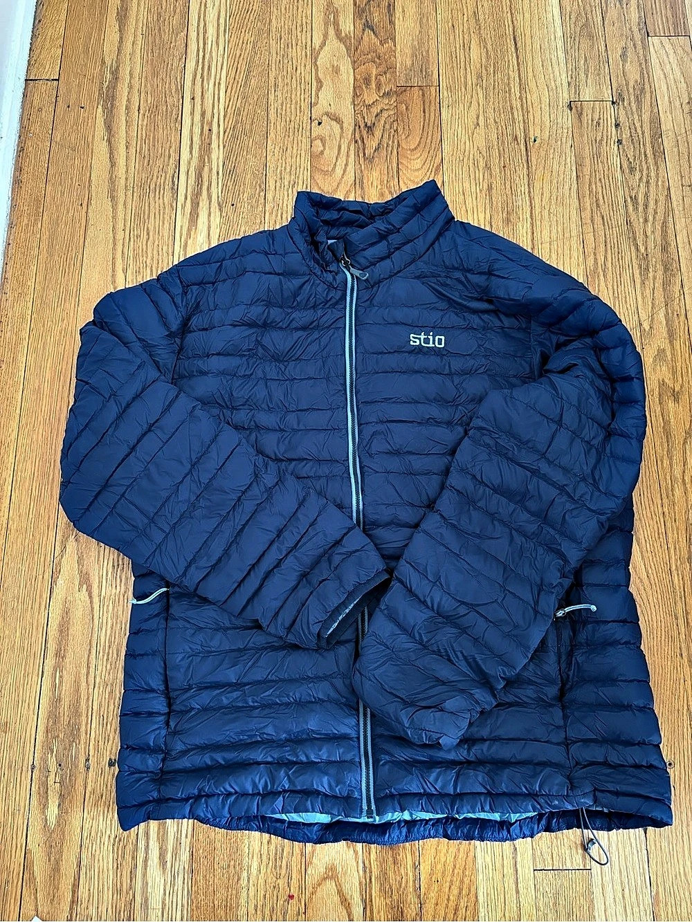 Stio Pinion Down Sweater Jacket Men's Blue Down Jacket Size Large